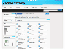 Tablet Screenshot of codedlistings.com